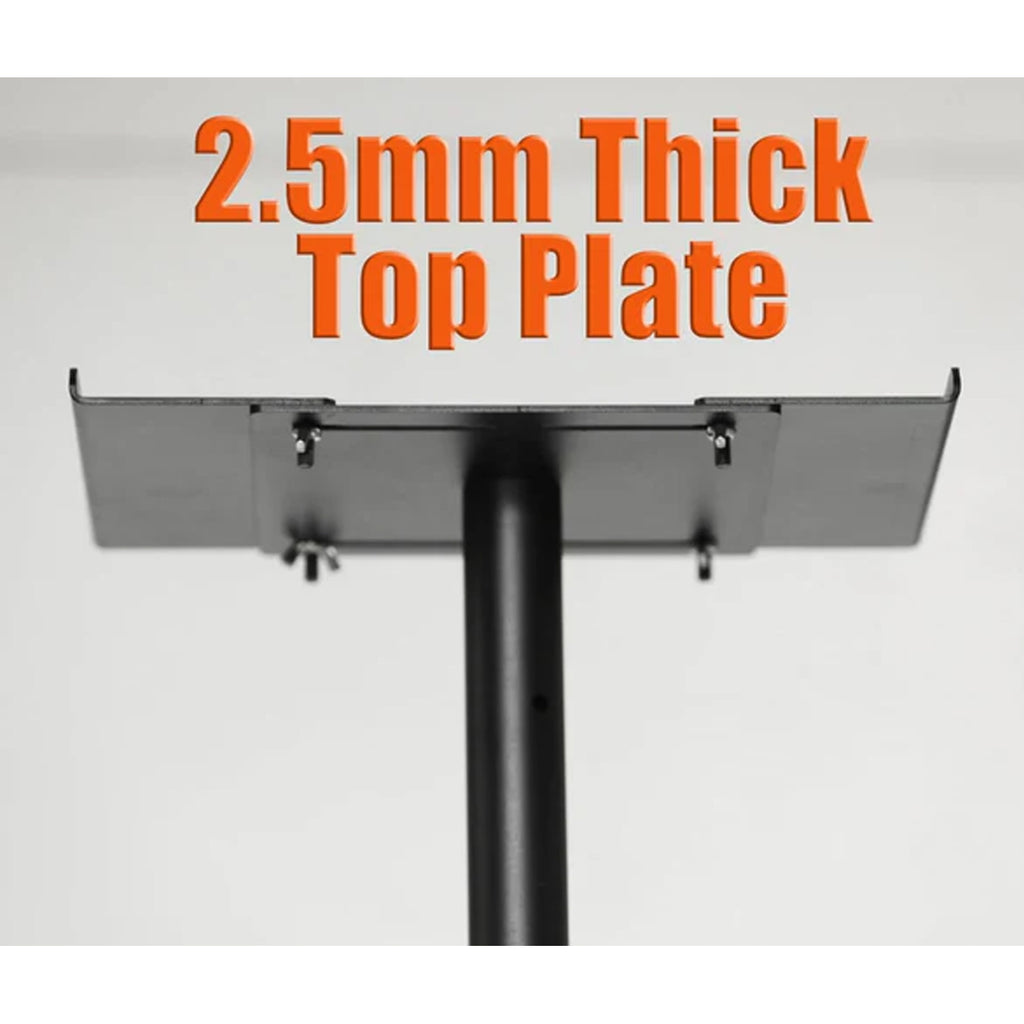 Softline Pro SP 802 HV Heavy Duty Studio Monitor Stand with Wide Variable Top Plate Square Base (Set of 2)