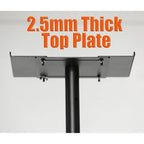 Softline Pro SP 802 HV Heavy Duty Studio Monitor Stand with Wide Variable Top Plate Square Base (Set of 2)
