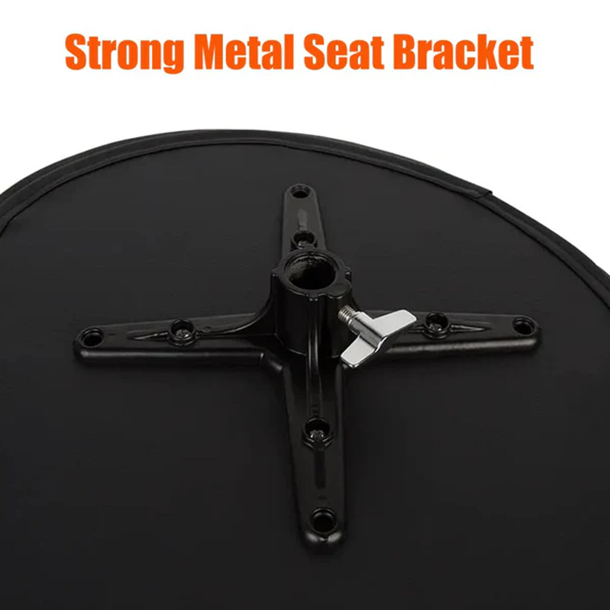 Softline Pro SP T800 Drum Throne Adjustable Padded Saddle Drum Stools Motorcycle Style Heart Shape Heavy Duty with Rubber Fee