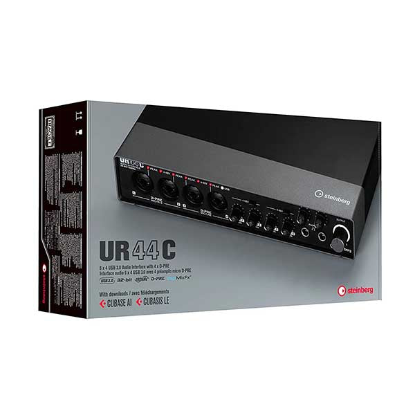 Steinberg UR44C 6x4 USB 3.0 Audio Interface with Cubase AI and Cubasis LE