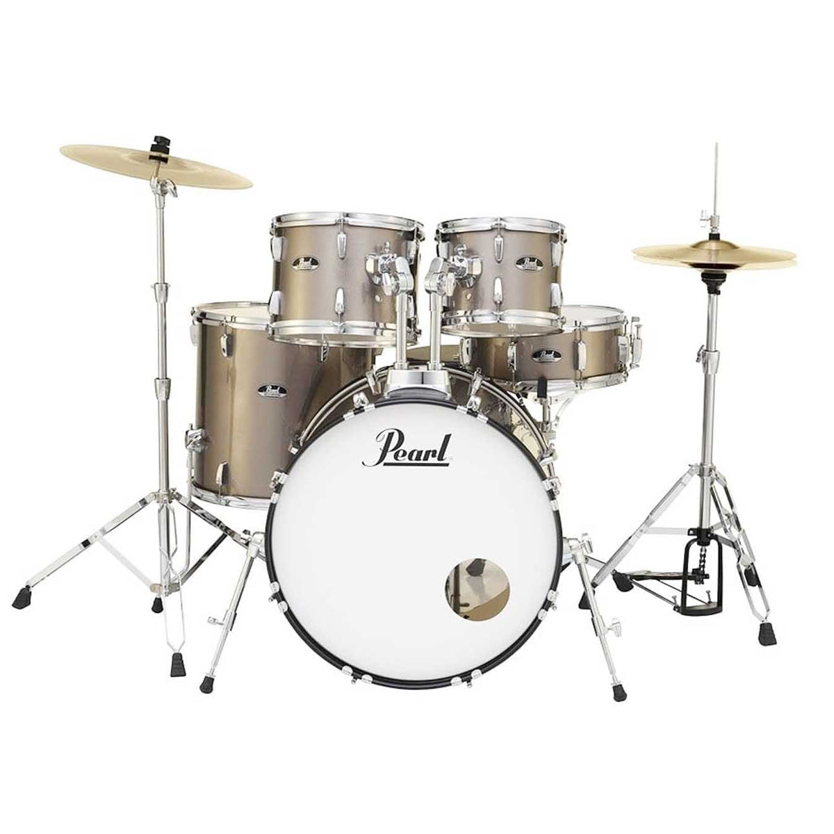 Pearl Roadshow RS525SC 5 Pcs Acoustic Drum Set-Bronze Metallic