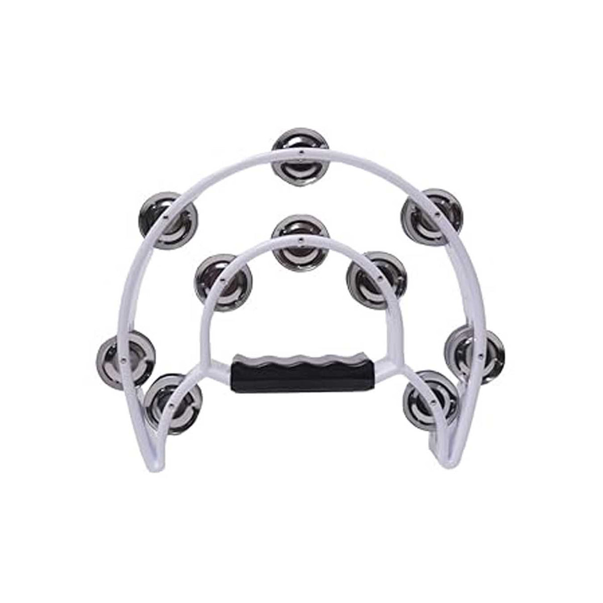 Drumistan Half Moon Tambourine- White