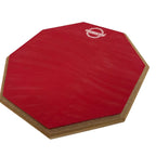 Drumistan Percussion Real Rebound Drum Practice Pad, 12.5 inches, (Red Colour)