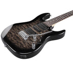 Ibanez GRX70QA Electric Guitar-TKS Transparent Black Sunburst