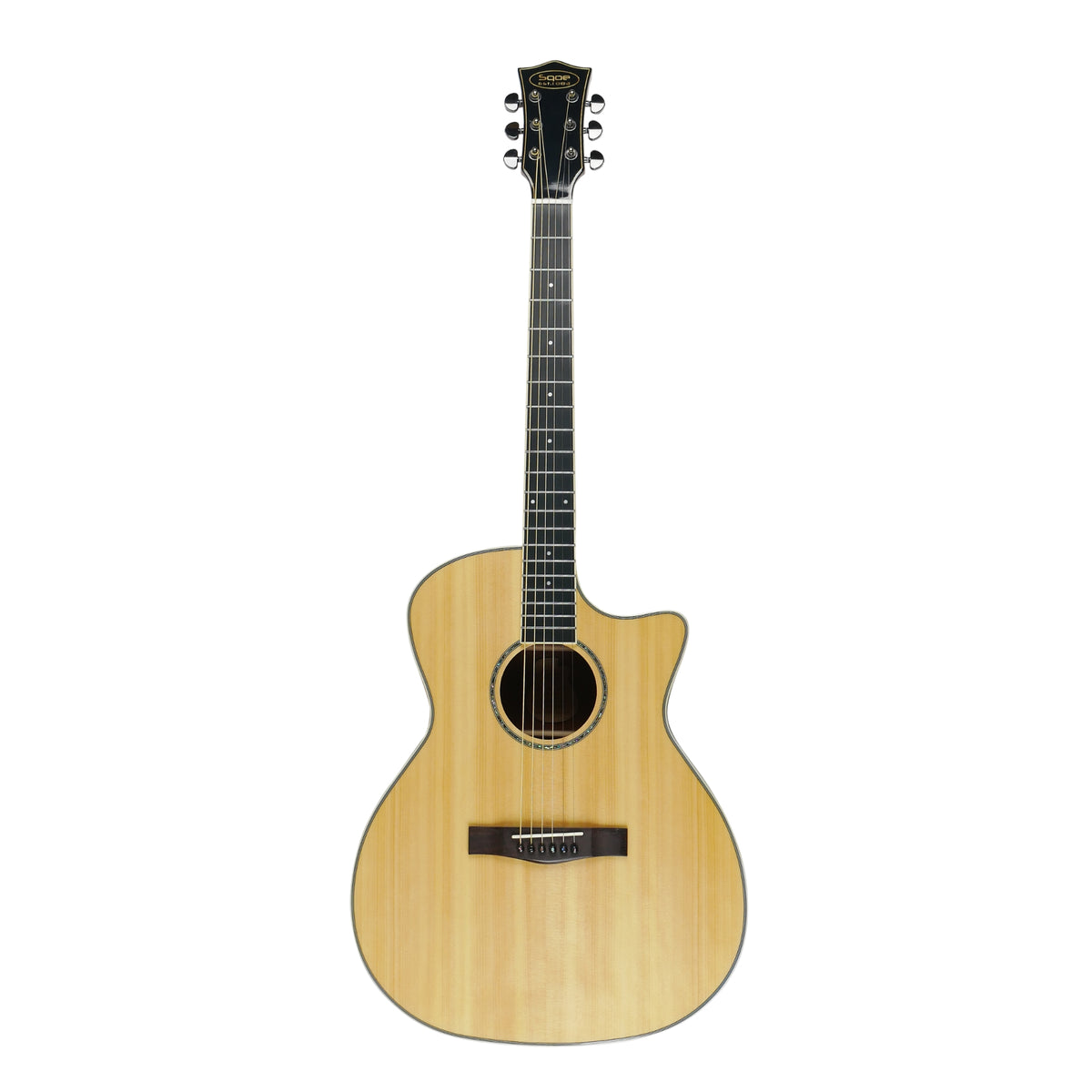 SQOE S340 FG/CS Solid top Acoustic guitar - Natural