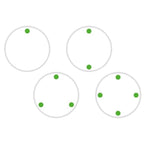 SlapKlatz PRO Refillz Drum Dampeners - Alien Green