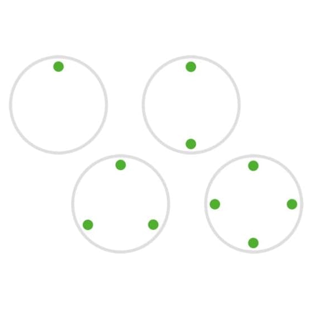 SlapKlatz PRO Refillz Drum Dampeners - Alien Green
