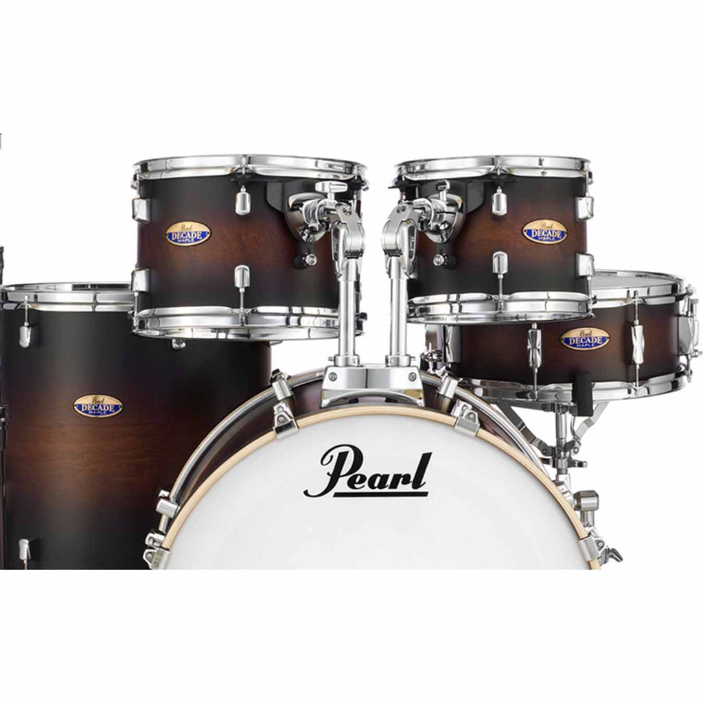 Pearl Decade Maple DMP925SP/C Hybrid Shell 5pcs Pack Drum set - Satin Black Burst