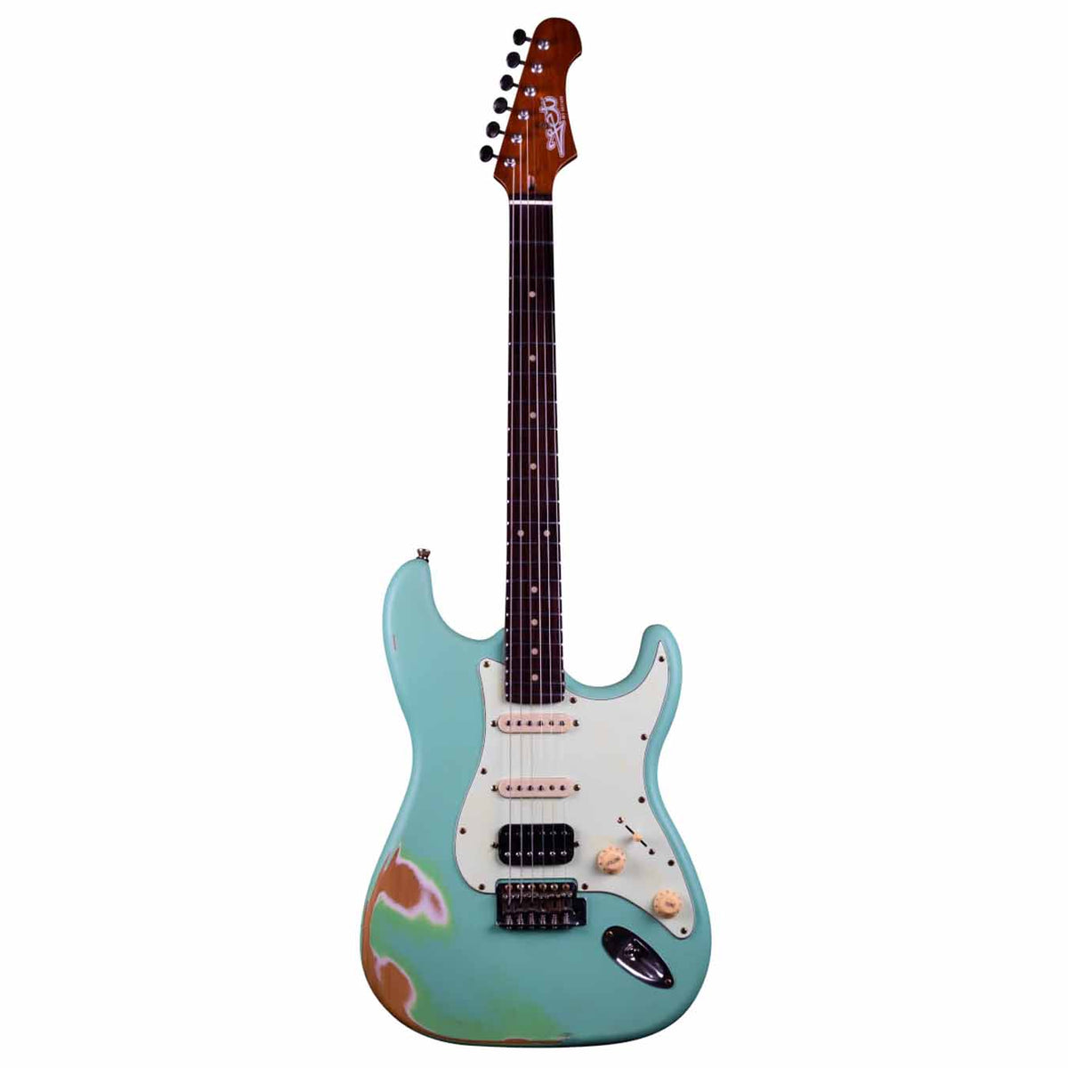Jet, Electric Guitar, H-S-S pickup, Relic JS-400 -Sea Foam Green SFG