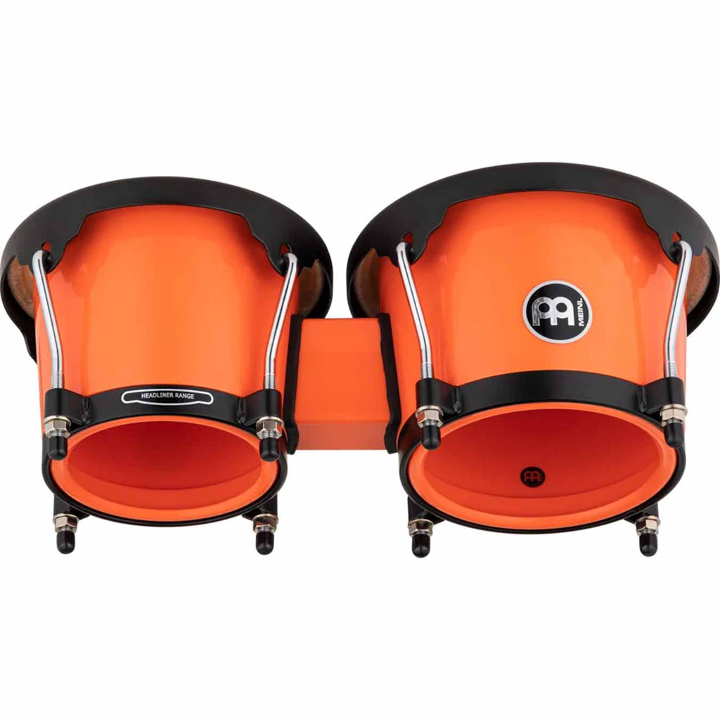 Meinl Journey Series Bongo Molded ABS Bongo, Electric Coral - HB50EC