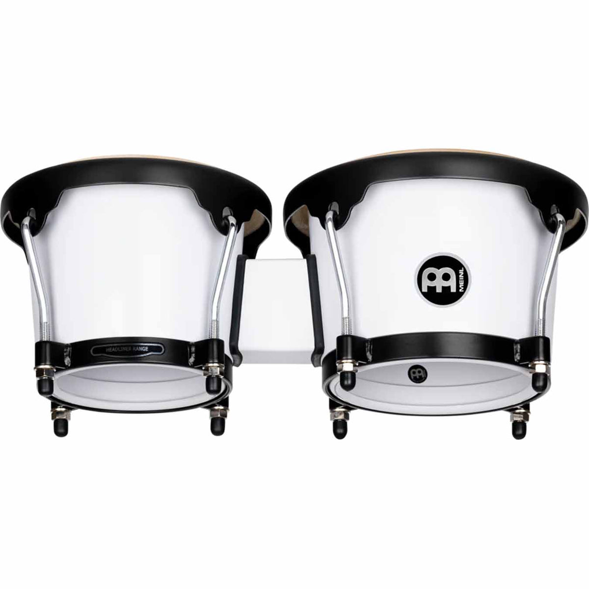 Meinl Journey Series Bongo Molded ABS Bongo, Bright White - HB50WH
