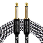 Kirlin IW-241BCG BKB 10 Original Woven 10mtr Instrument Cable - Black