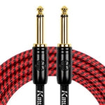Kirlin IW-241BCG RDB 10 Original Woven 10mtr Instrument Cable - Red