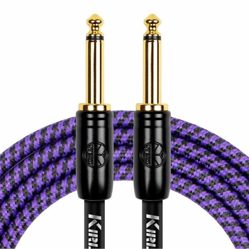 Kirlin IW-241BCG PUB Original Woven 3mtr Instrument Cable - Purple