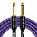Kirlin IW-241BCG PUB Original Woven 3mtr Instrument Cable - Purple