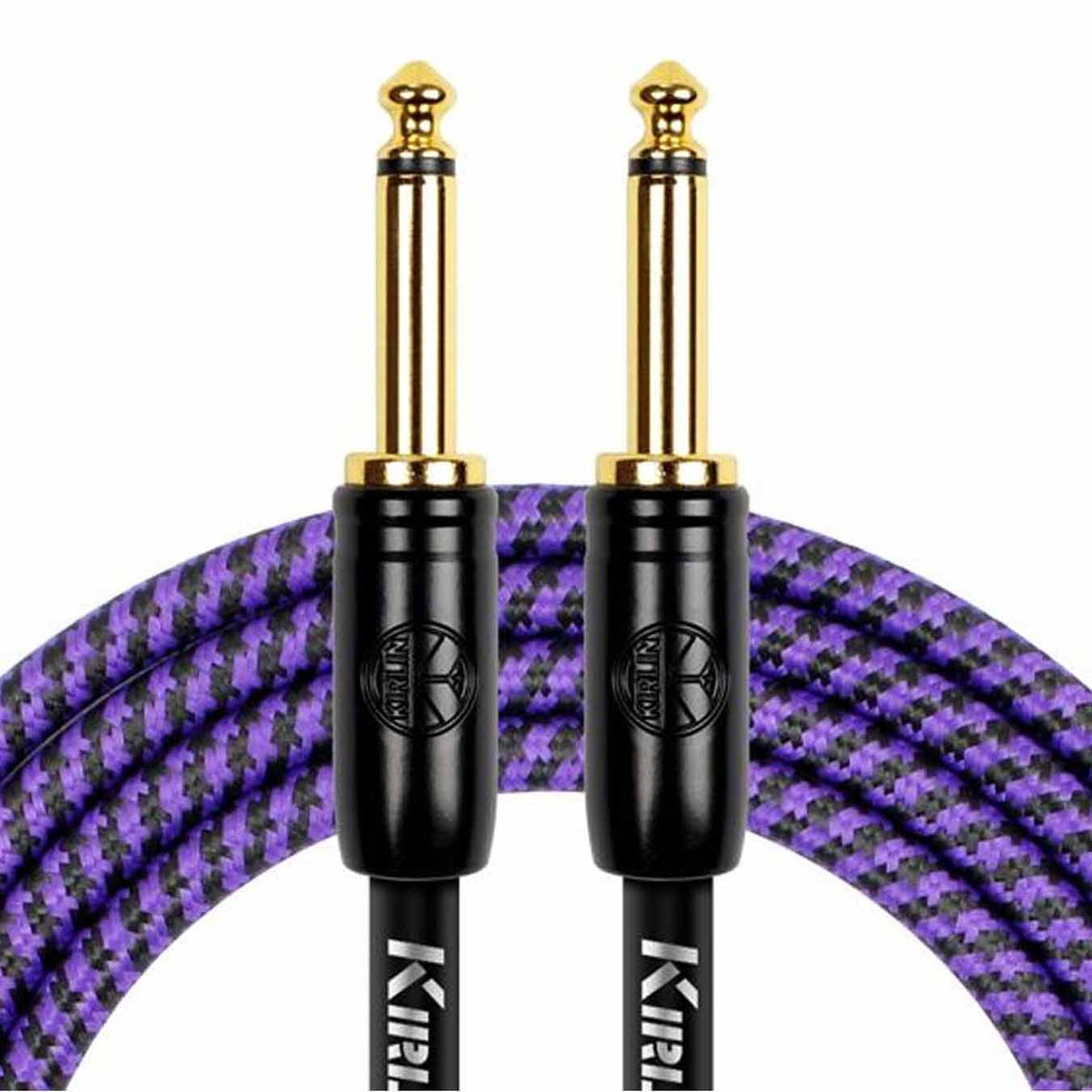 Kirlin IW-241BCG PUB Original Woven 3mtr Instrument Cable - Purple