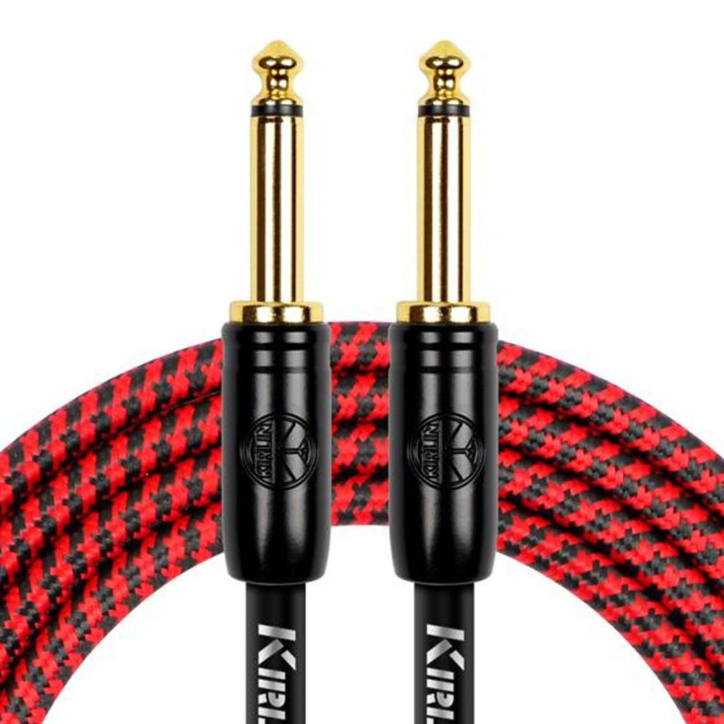 Kirlin IW-241BCG RDB Original Woven 3mtr Instrument Cable - Red