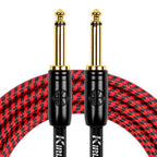 Kirlin IW-241BCG RDB Original Woven 3mtr Instrument Cable - Red