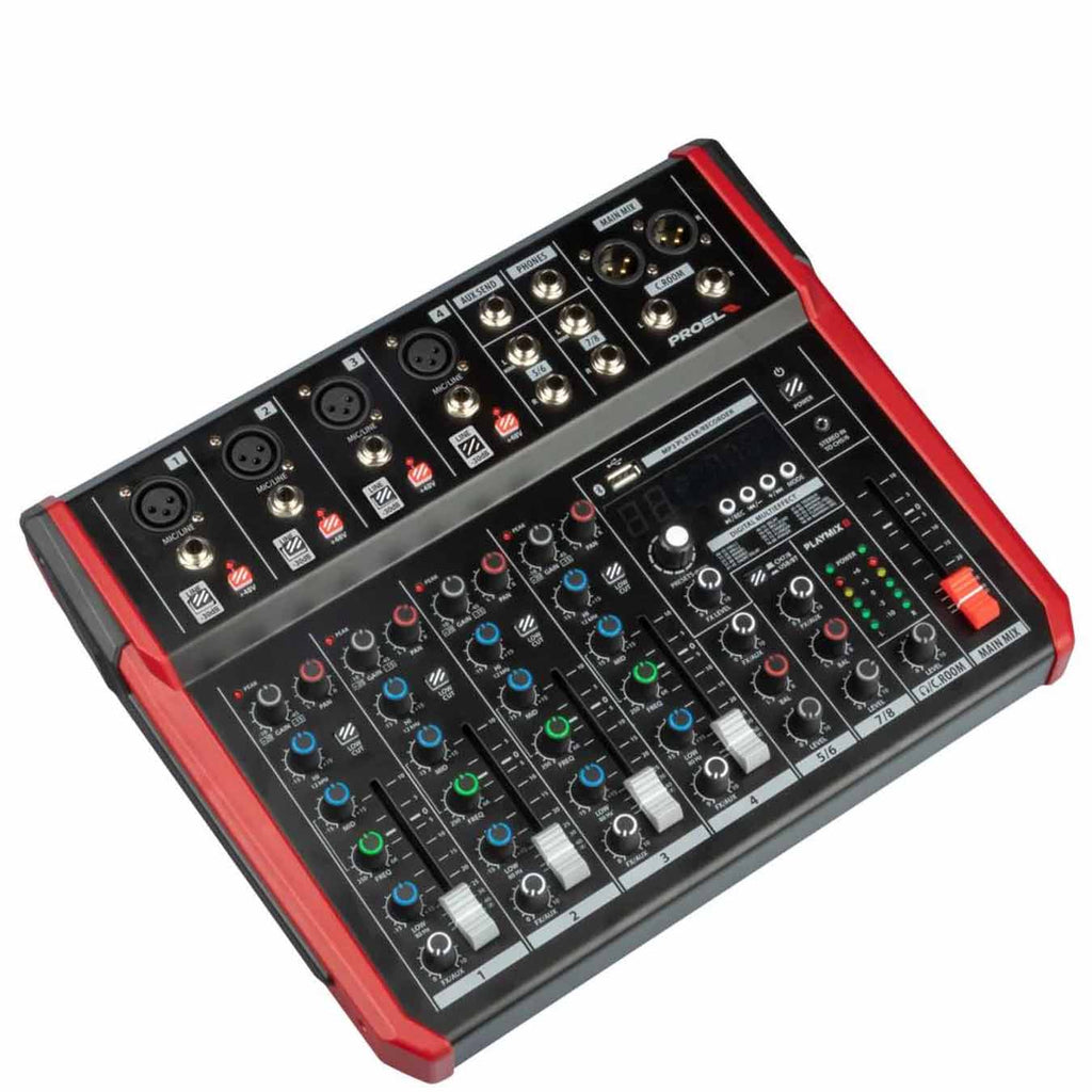 Proel PLAYMIX8 – 8-Channel Compact Audio Mixer