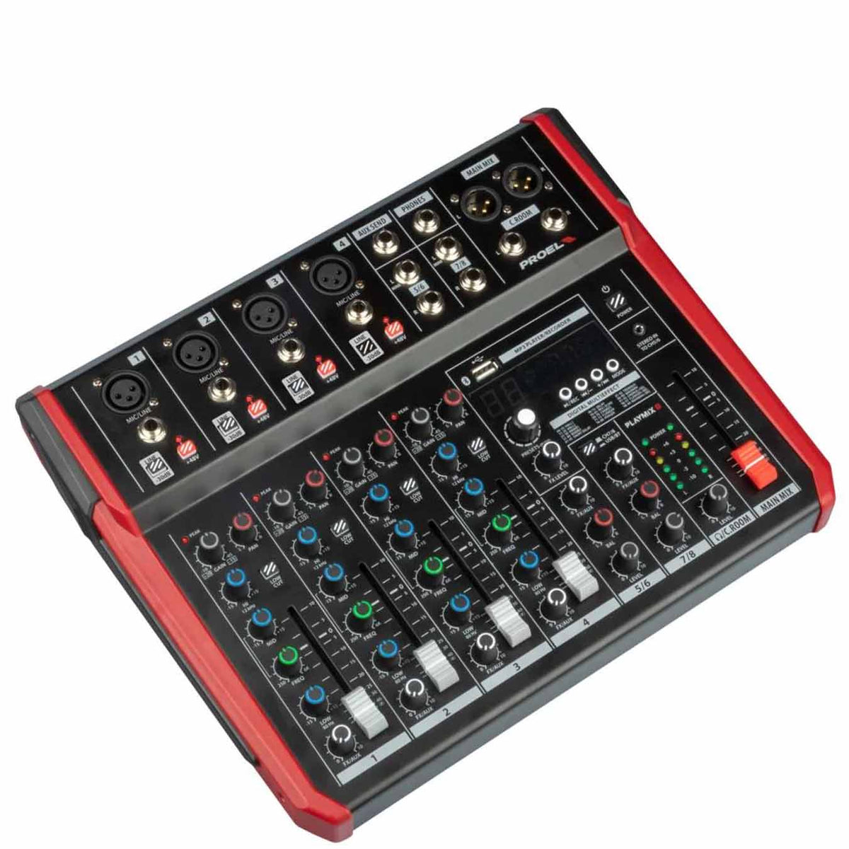 Proel PLAYMIX8 – 8-Channel Compact Audio Mixer