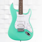 Fender Debut Series Stratocaster HSS Laurel WPG Electric Guitar 0379610549 - Sea Foam Green