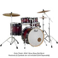 Pearl Decade Maple DMP925SP/C 5-Pcs Hybrid Shell Pack - Gloss Deep Red Burst
