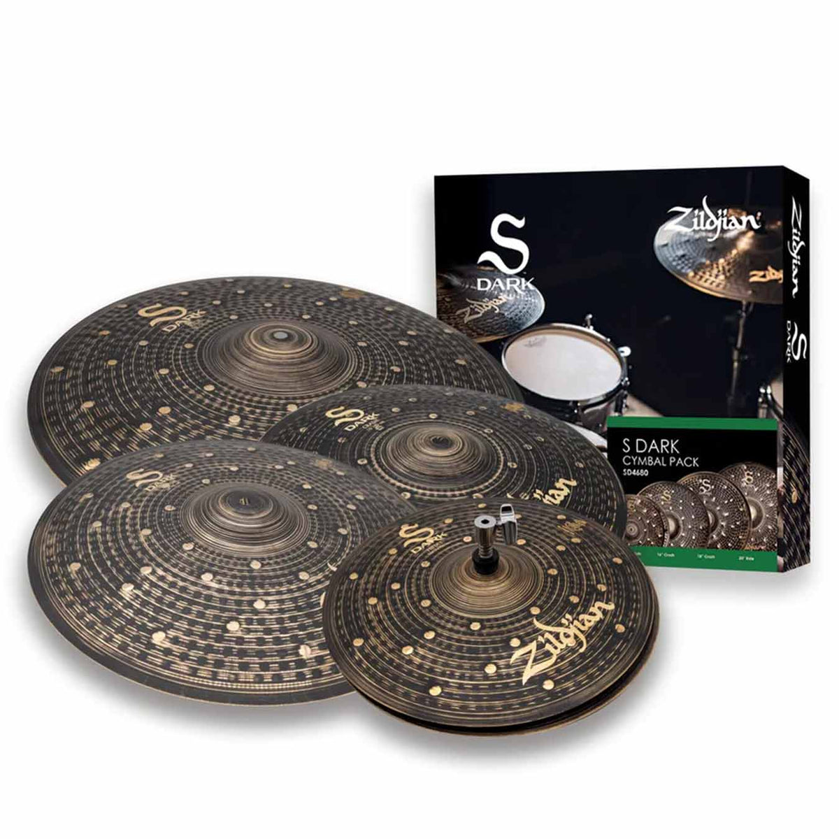 Zildjian SD4680 Dark Cymbal Pack