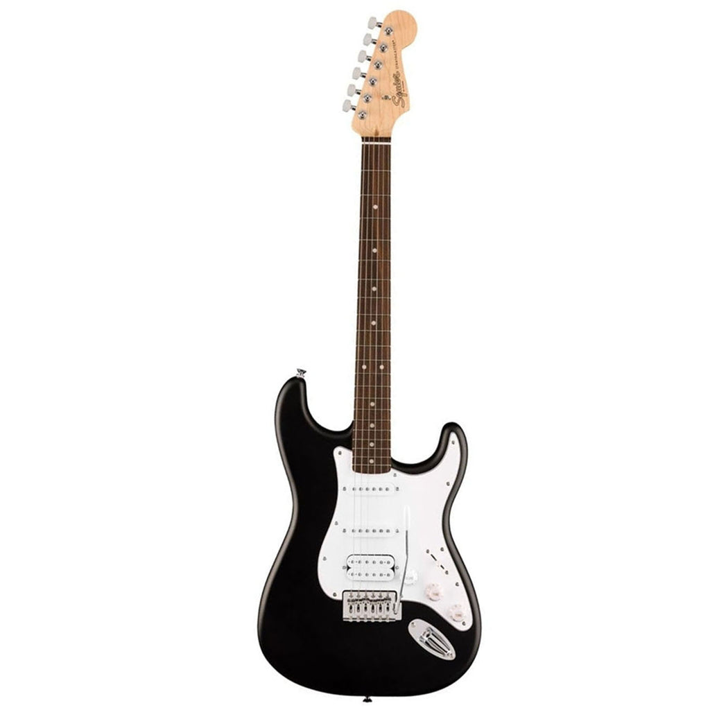 Fender Squier Debut Series Stratocaster HSS LRL WPG Electric Guitar 379610506 With Bag - Black