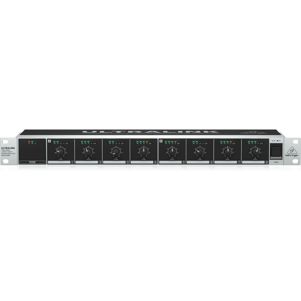 Behringer DS2800 Professional 2-Input 8-Output Distribution Splitter