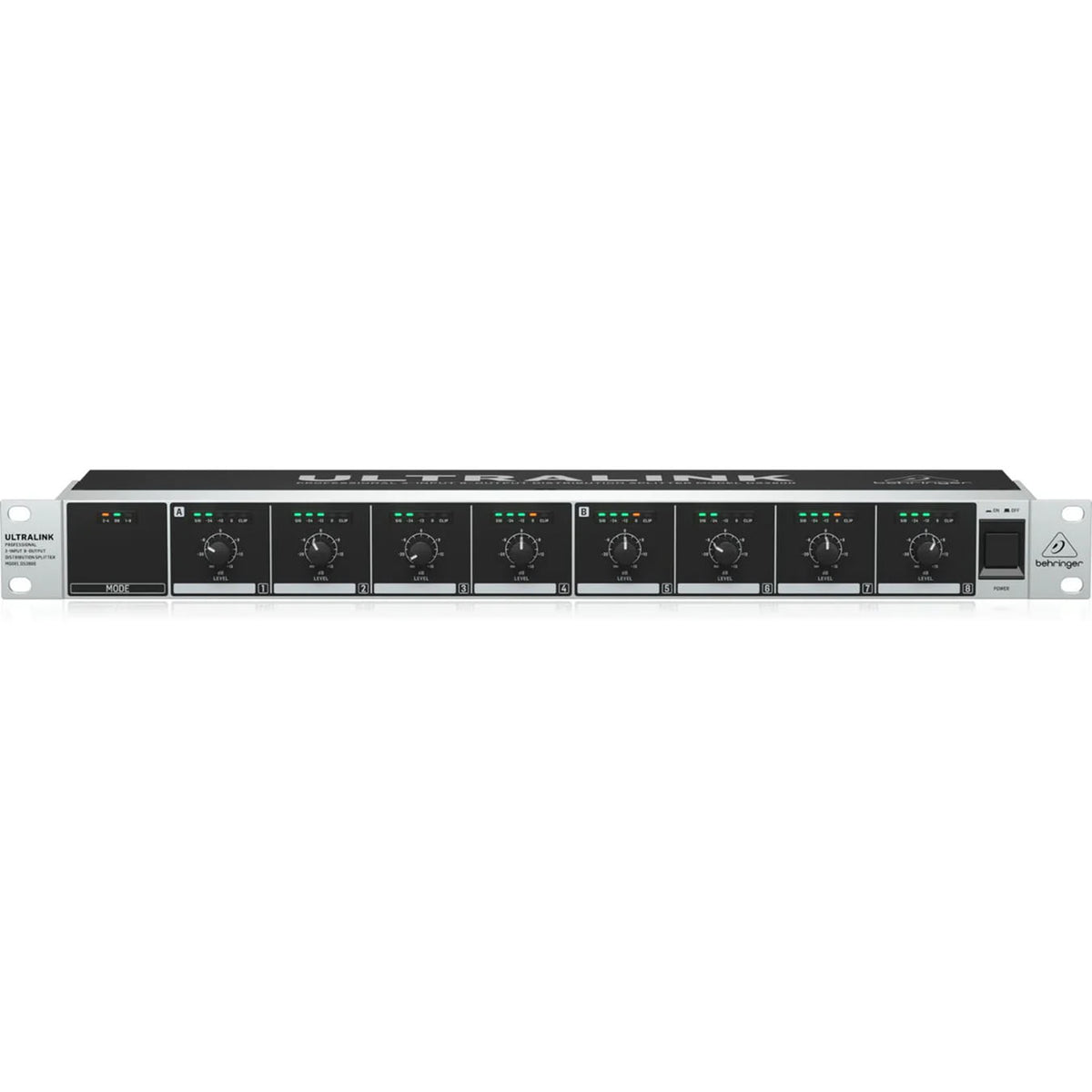 Behringer DS2800 Professional 2-Input 8-Output Distribution Splitter
