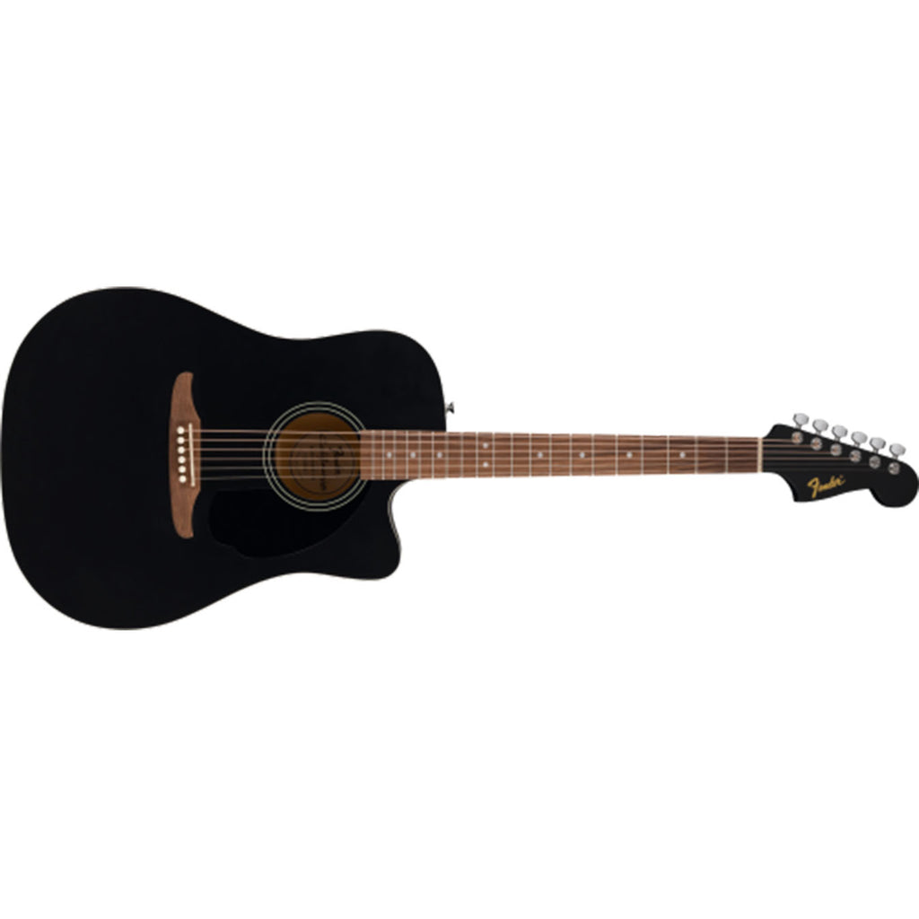 Fender 0974010506 California Debut Redondo CE, Spruce Top, Black Pickguard - Black