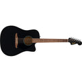Fender 0974010506 California Debut Redondo CE, Spruce Top, Black Pickguard - Black