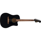 Fender 0974010506 California Debut Redondo CE, Spruce Top, Black Pickguard - Black