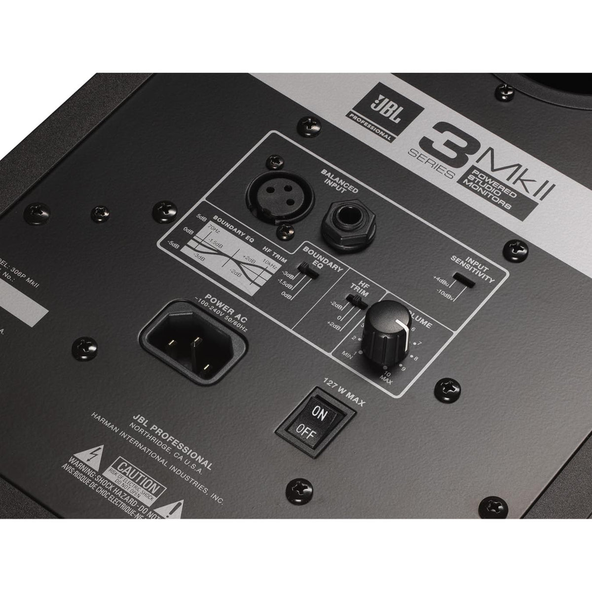 JBL 308P MkII Powered 8 Inch Two-Way Studio Monitor-pair