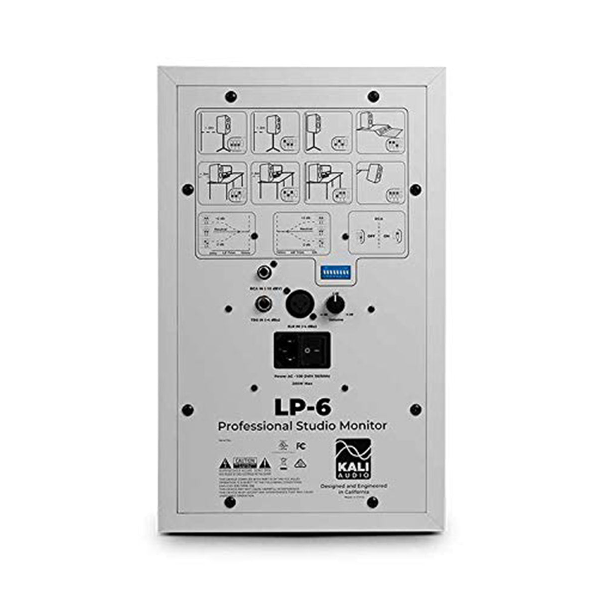 Kali Audio LP-6 2nd Wave Studio Monitor - 6.5 inch Studio Monitors White - Pair