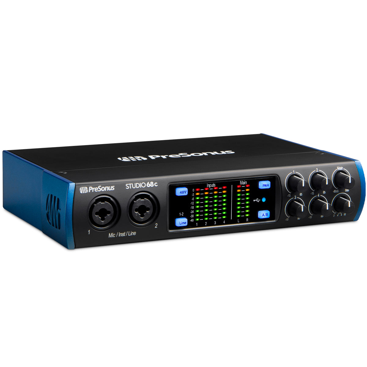 Presonus Studio 68c 6 inputs/6 outputs USB C Audio Interface