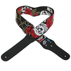 Irin Rockyou woven Guitar Strap for Acoustic Electric & Bass Guitars / heavy metal pattern