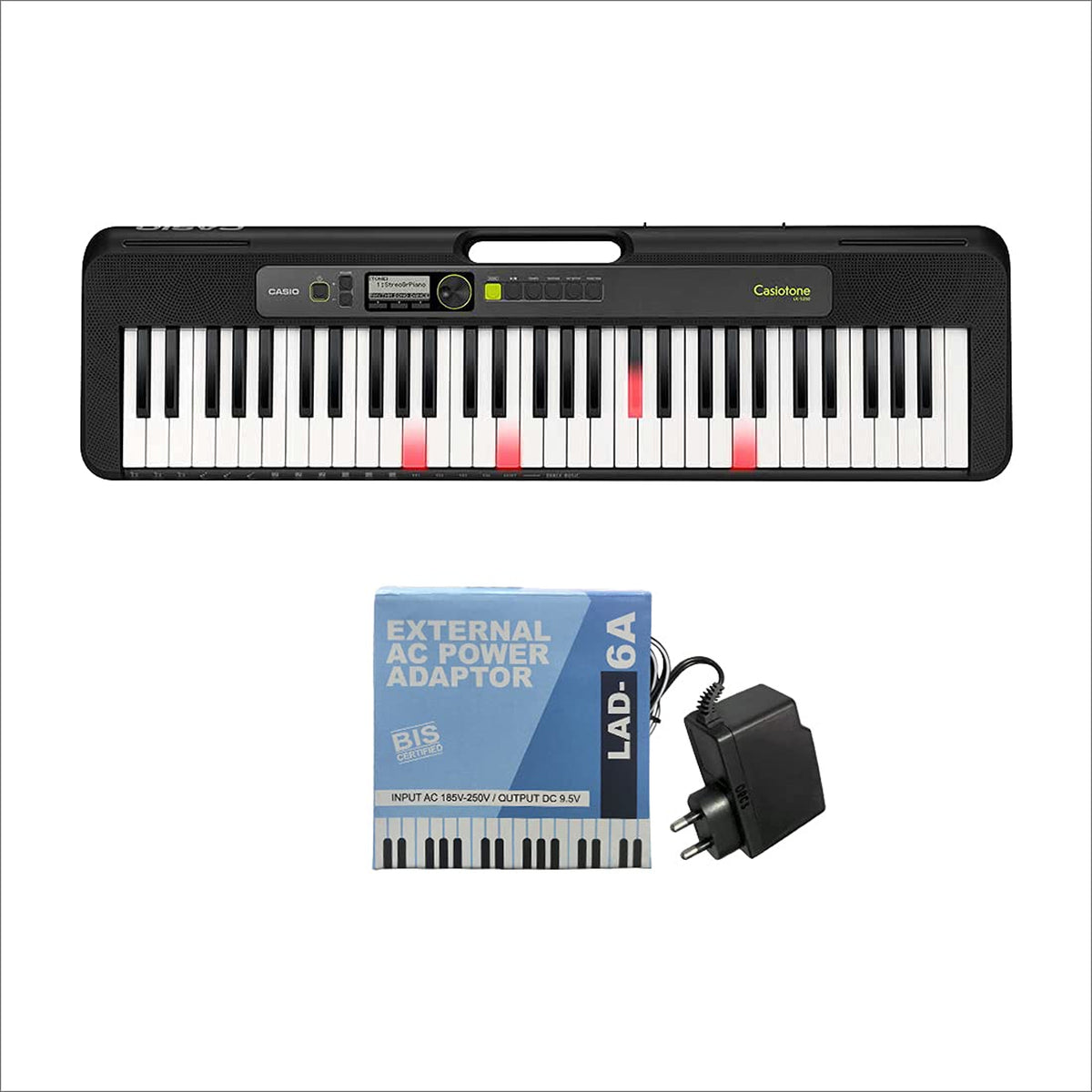 Casiotone LK-S250 Portable 61-Key Touch Responsive Keyboard with Key Lighting