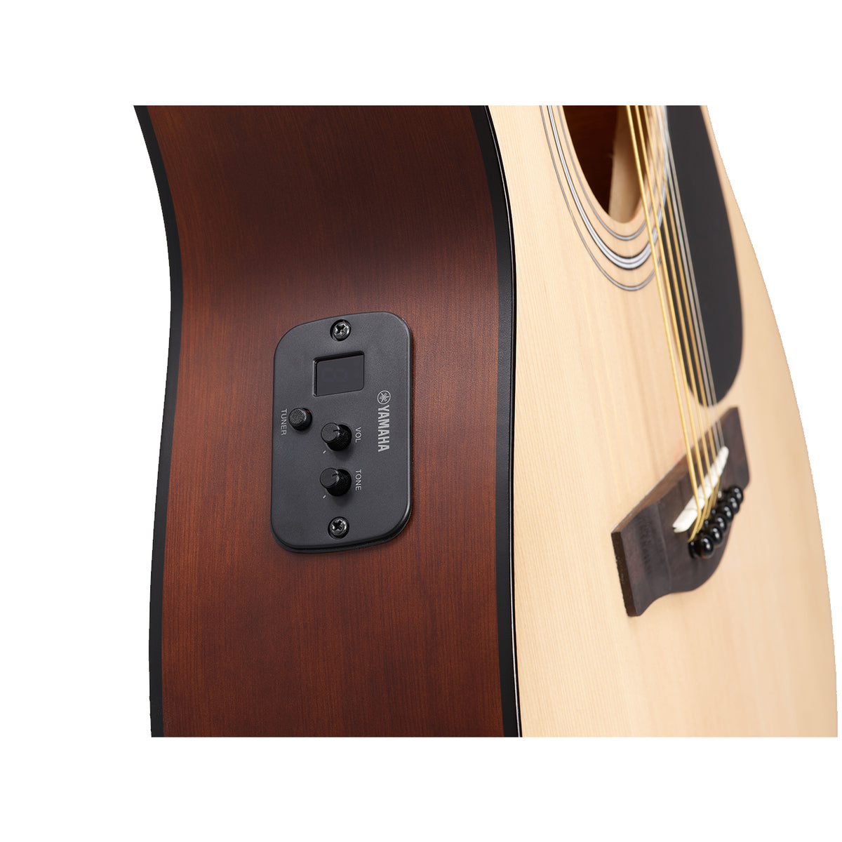 Yamaha FSX80C Concert Cutaway Semi-Acoustic Guitar- Natural