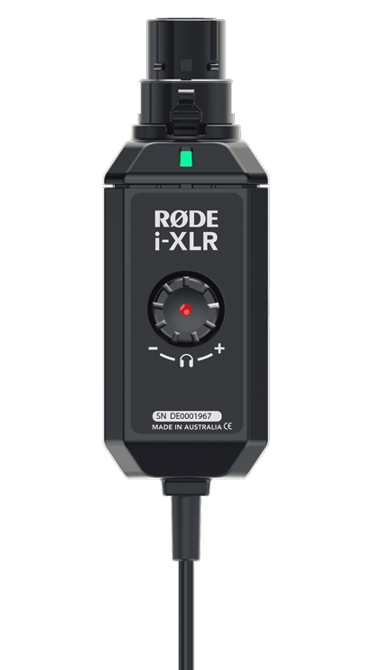 RODE i-XLR Digital XLR adaptor for Apple iOS® devices