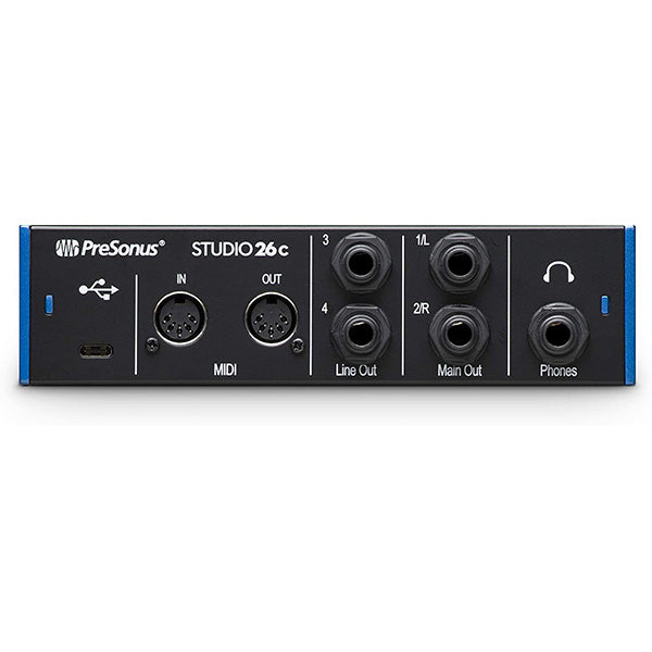 PreSonus Studio 26c 2x4 192 kHz USB-C Audio Interface