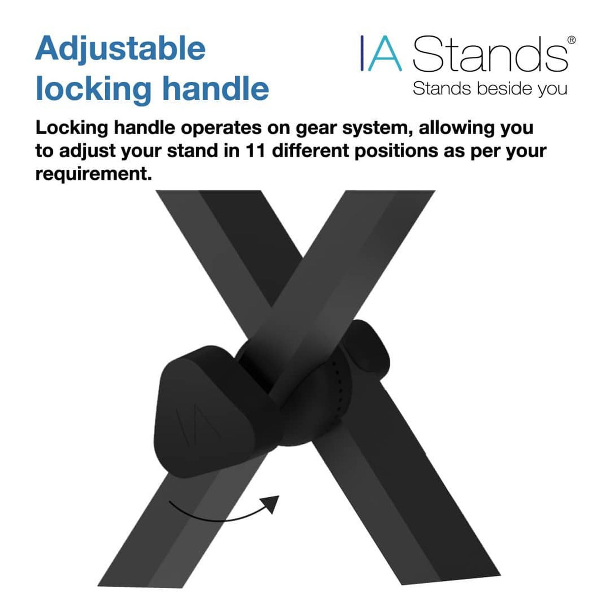 IA Stands TT14 Dual Braced 2-Tier Keyboard Stand