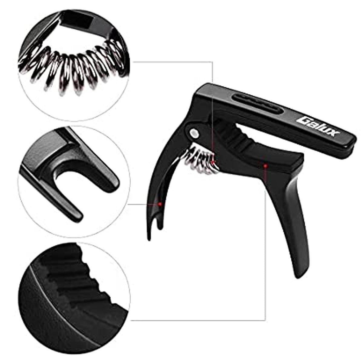 Galux GC-500A Guitar Capo - Black
