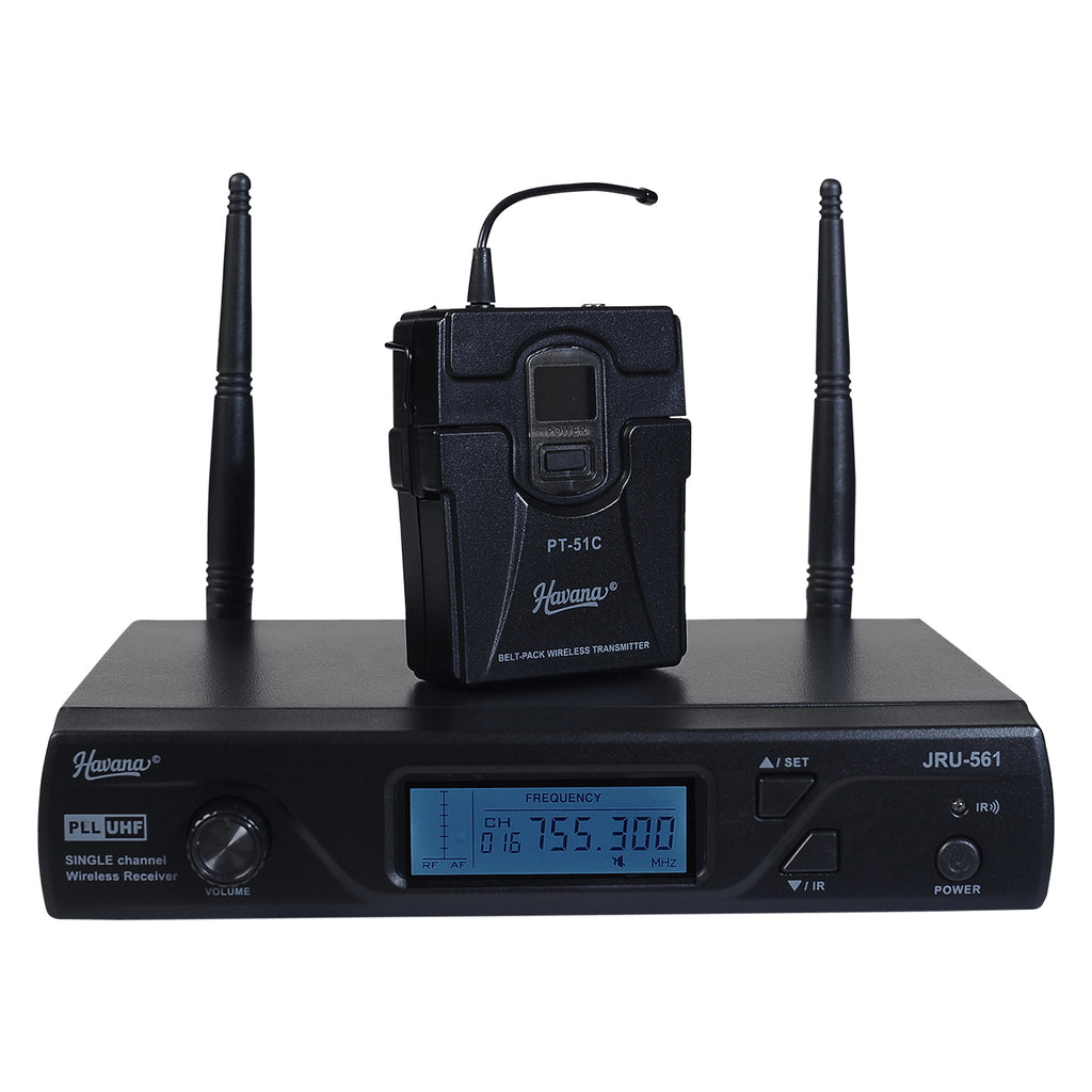 HAVANA JRU-561 / PT-51C / LT-11A Wireless Headset Microphone System