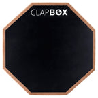 Clapbox CB-PPD Drum Practice Pad - 12 inches, Black (Practice pad only)