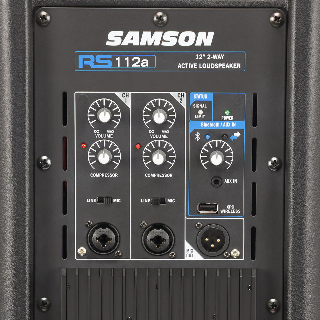 Samson RS112A - 400W 2-Way Active Loudspeaker with Bluetooth®