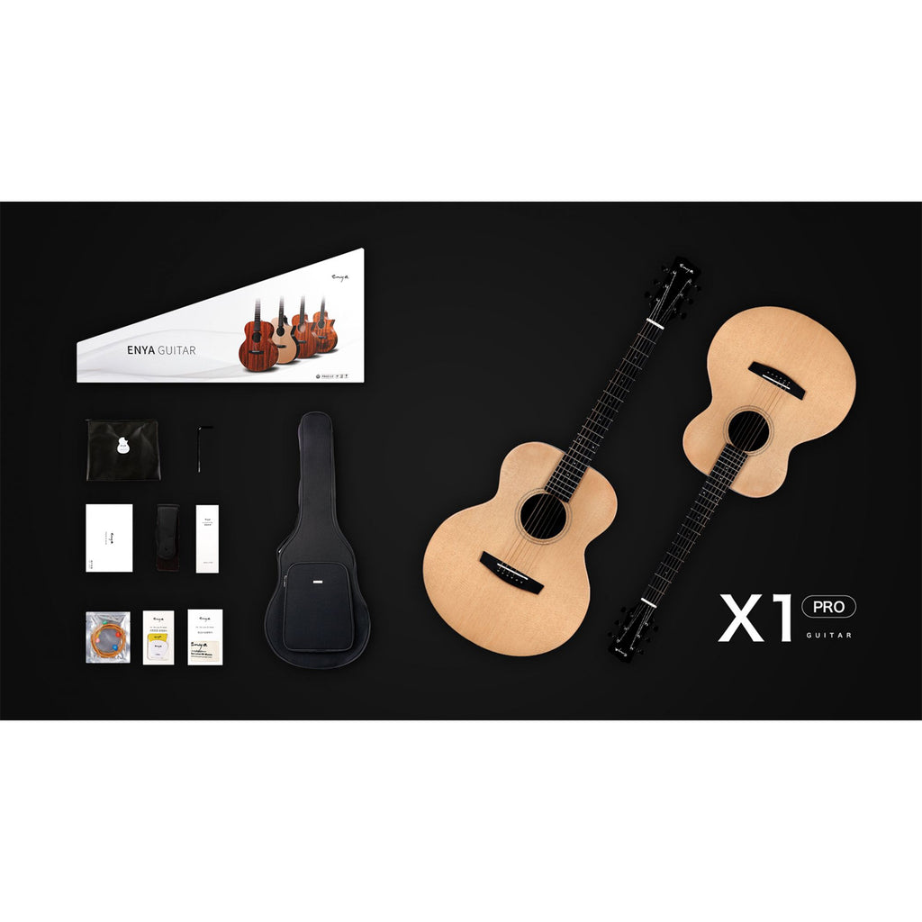 Enya EA-X1 PRO EQ TransAcoustic Guitar- Natural Matt