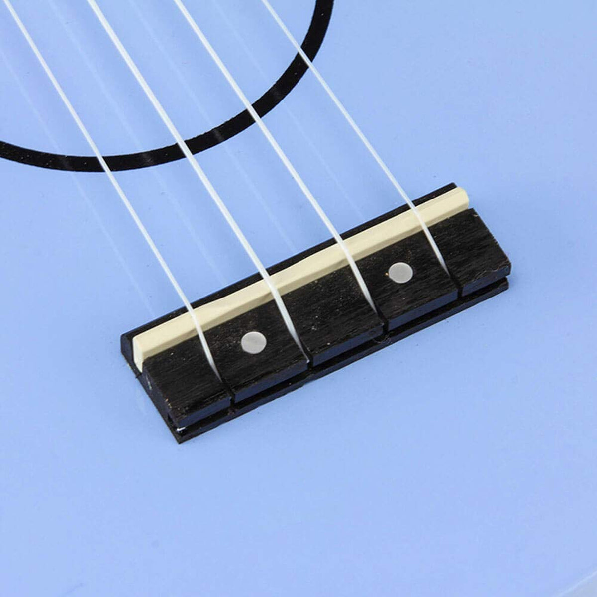 Mahalo U-Smile Series Soprano Ukulele Light Blue With Bag - U-SMILE LBU