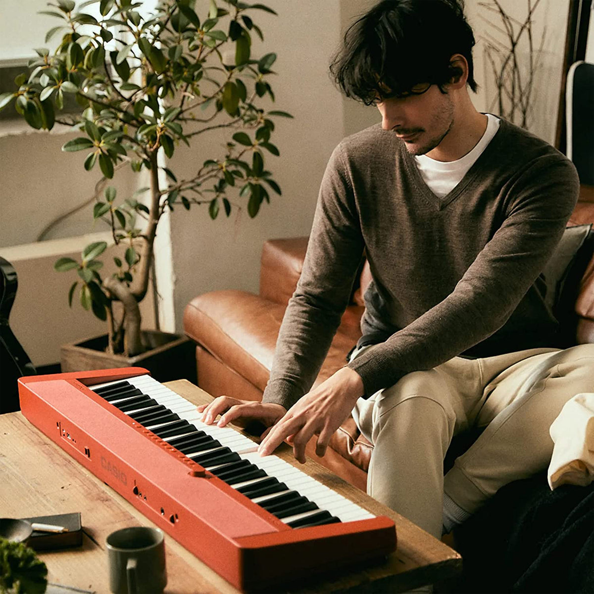Casio CT-S1RD Casio tone 61 Key Keyboard - RED