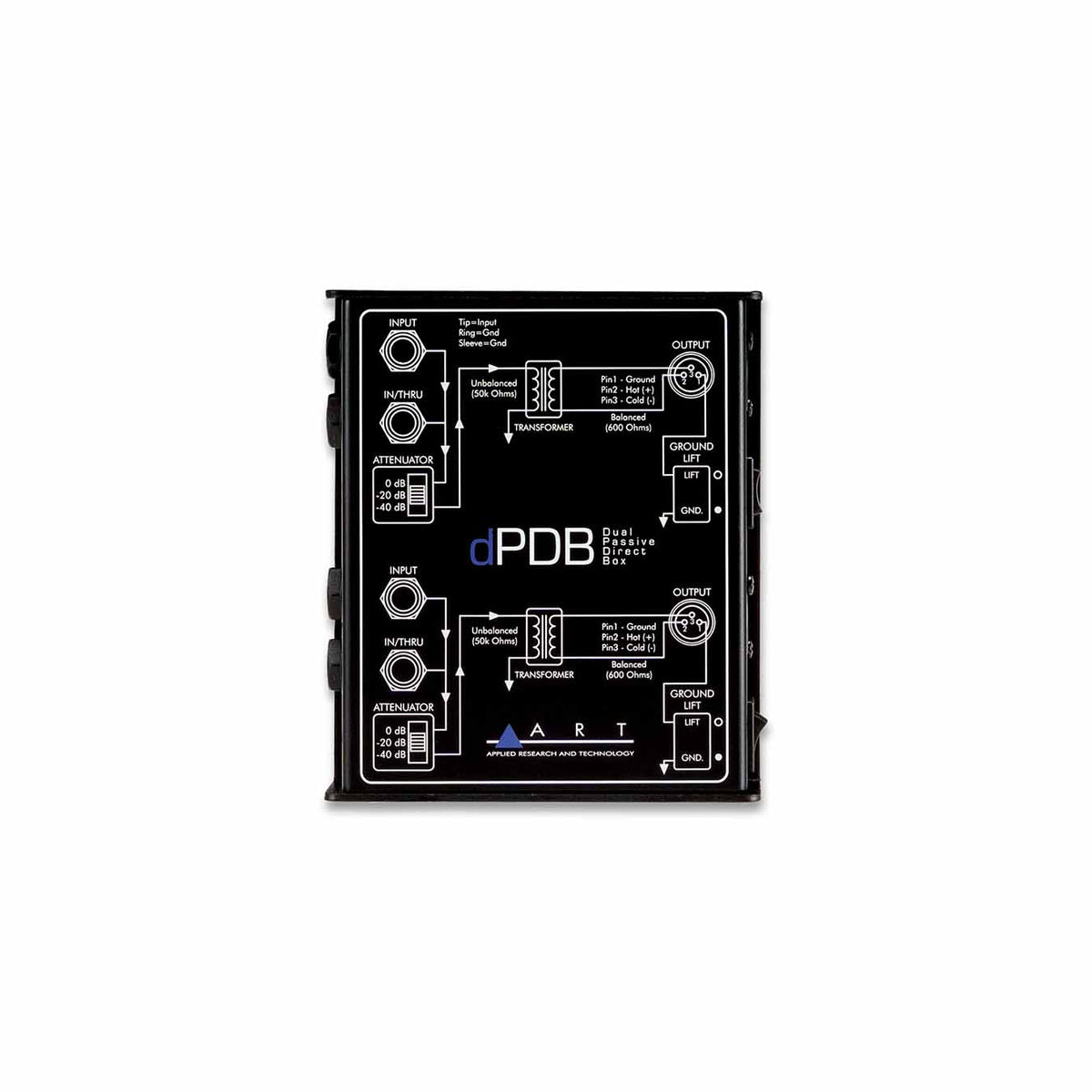 ART PRO dPDB – Dual Passive Direct Box
